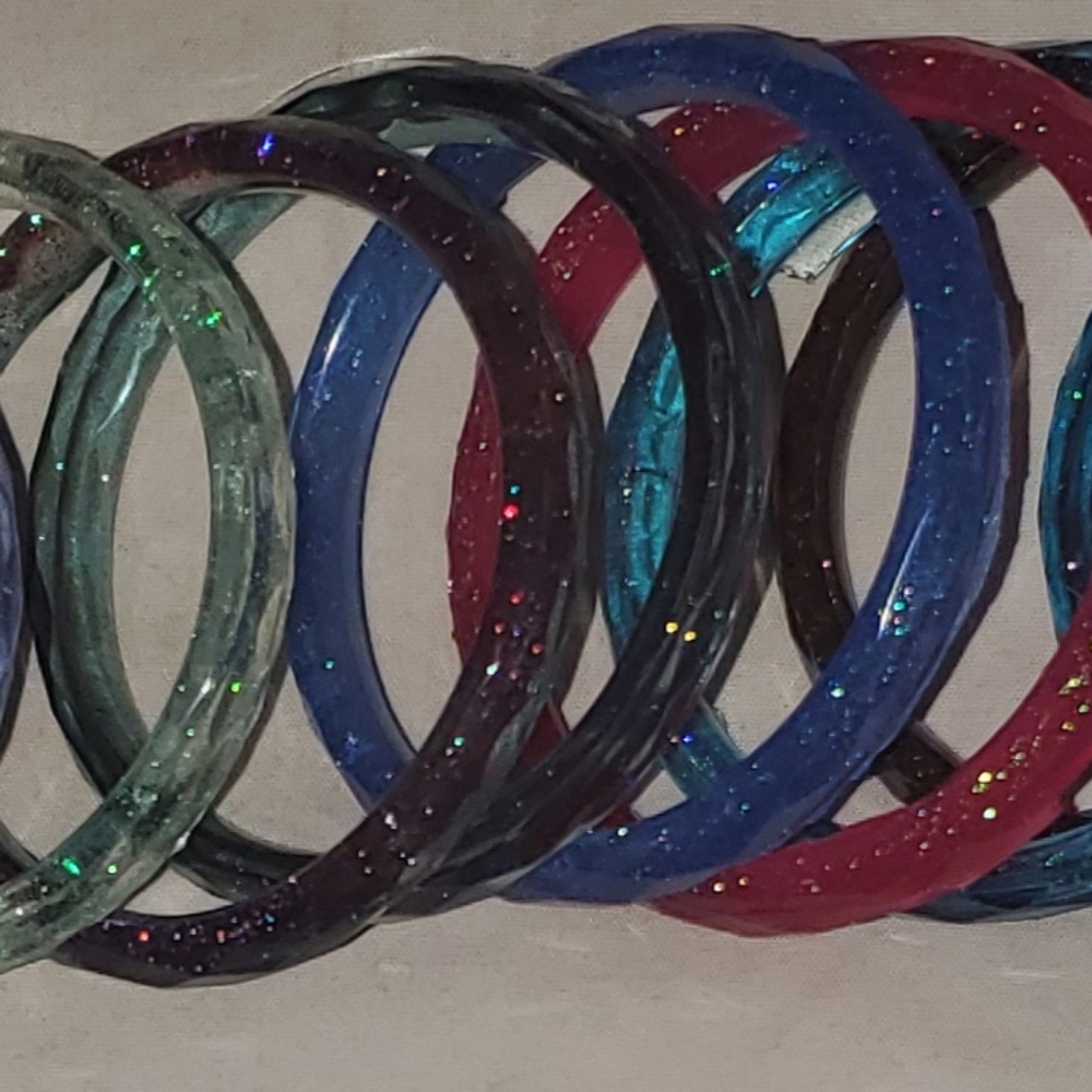 Handmade bangle bracelets